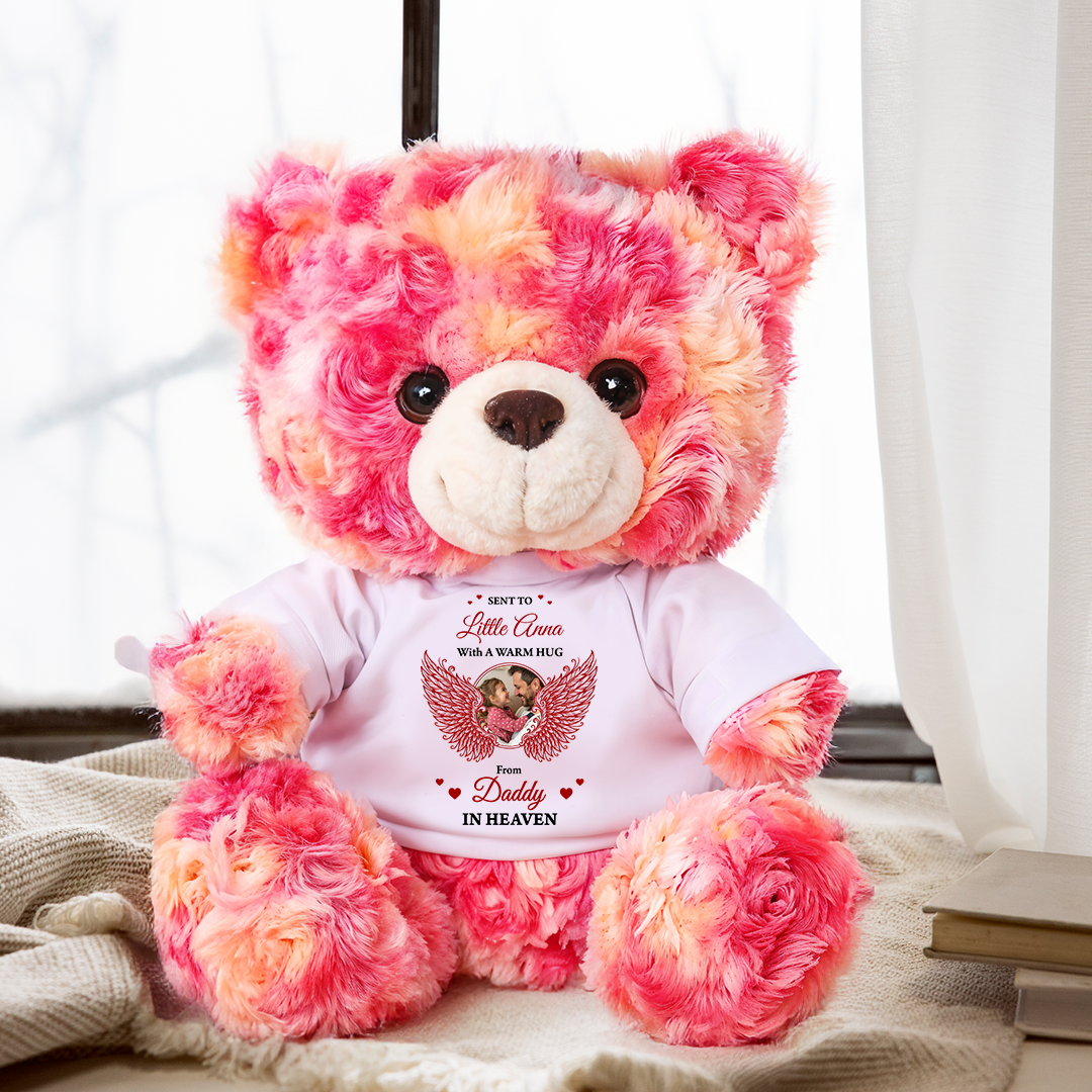 A Warm Hug Memorial - Personalized Memorial Teddy Bear