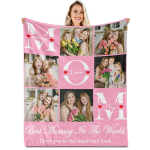 Always Love You Mom - Personalized Blanket - Gift For Mom, Mother's Day Gift