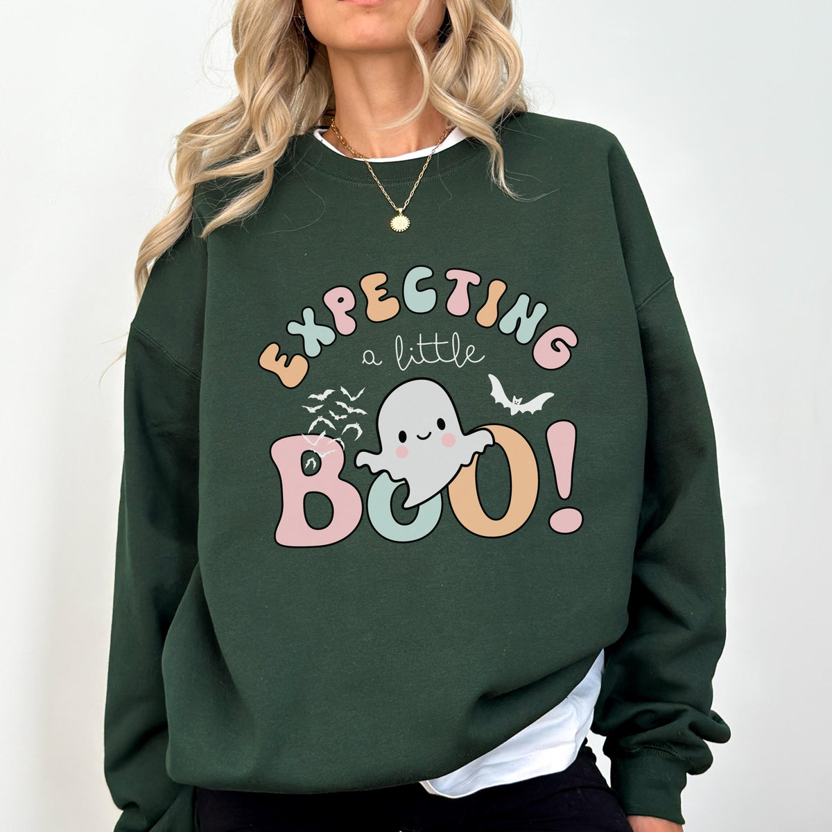Expecting a Little Boo Sweatshirt, Fall Baby Announcement Shirt, Fall Maternity T-Shirt, Halloween Pregnancy Sweatshirt, Expecting Mom Gift