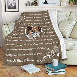 Blessed To have A Mom Like You - Personalized Blanket - Gift For Mom, Mother's Day, Birthday Gift