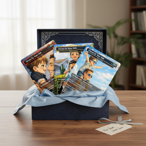 Custom Dad and Kids MTG Style Card, Personalized Father s Day Gift, Fantasy Trading Card with Photo, Unique Gift for Dad