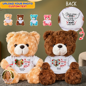 I Am Always With You Cardinal - Memorial Personalized Teddy Bear