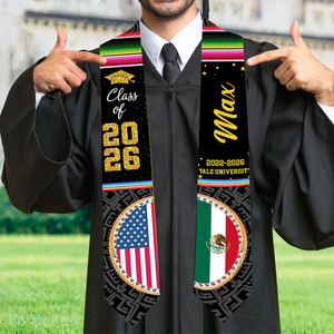 Custom Class of 2026 Mexican American Graduation Stole 2_a4cdb419-4676-449c-bfec-8b2b32cad895.png