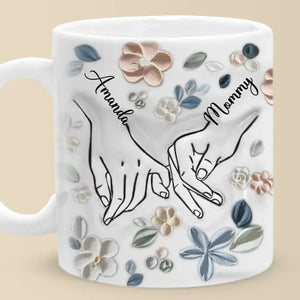 The Special Bond Between Mother And Child - Personalized 3D Inflated Effect Printed Mug - Gift For Mother