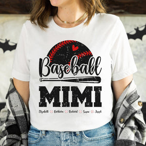Custom Baseball Gigi T-Shirt for Gift Grandma And Kids