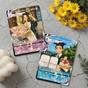 Custom Graduation PKM Card, Graduate Gift, Class of 2026, Personalized Photo Card, Graduation Keepsake Trading Card