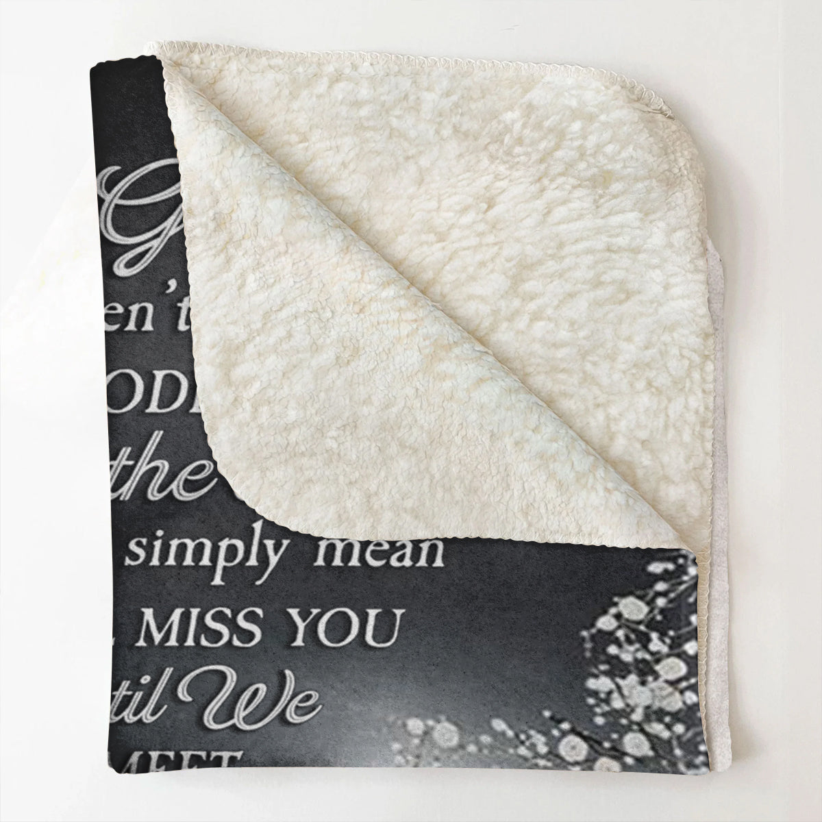 Until We Meet Again Christmas Family - Personalized Blanket - Christmas, Memorial Gift For Family
