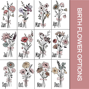 13th Birthday Glass Tumbler, Turning 13 Gift With Birthflower Glass Tumbler, 13 Year Old Gift Iced Coffee Cup, Thirteenth Birthday Glass With Flower