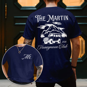 Honeymoon Club Shirt, Custom Mr And Mrs Shirts, Newlywed Wedding Shirt,