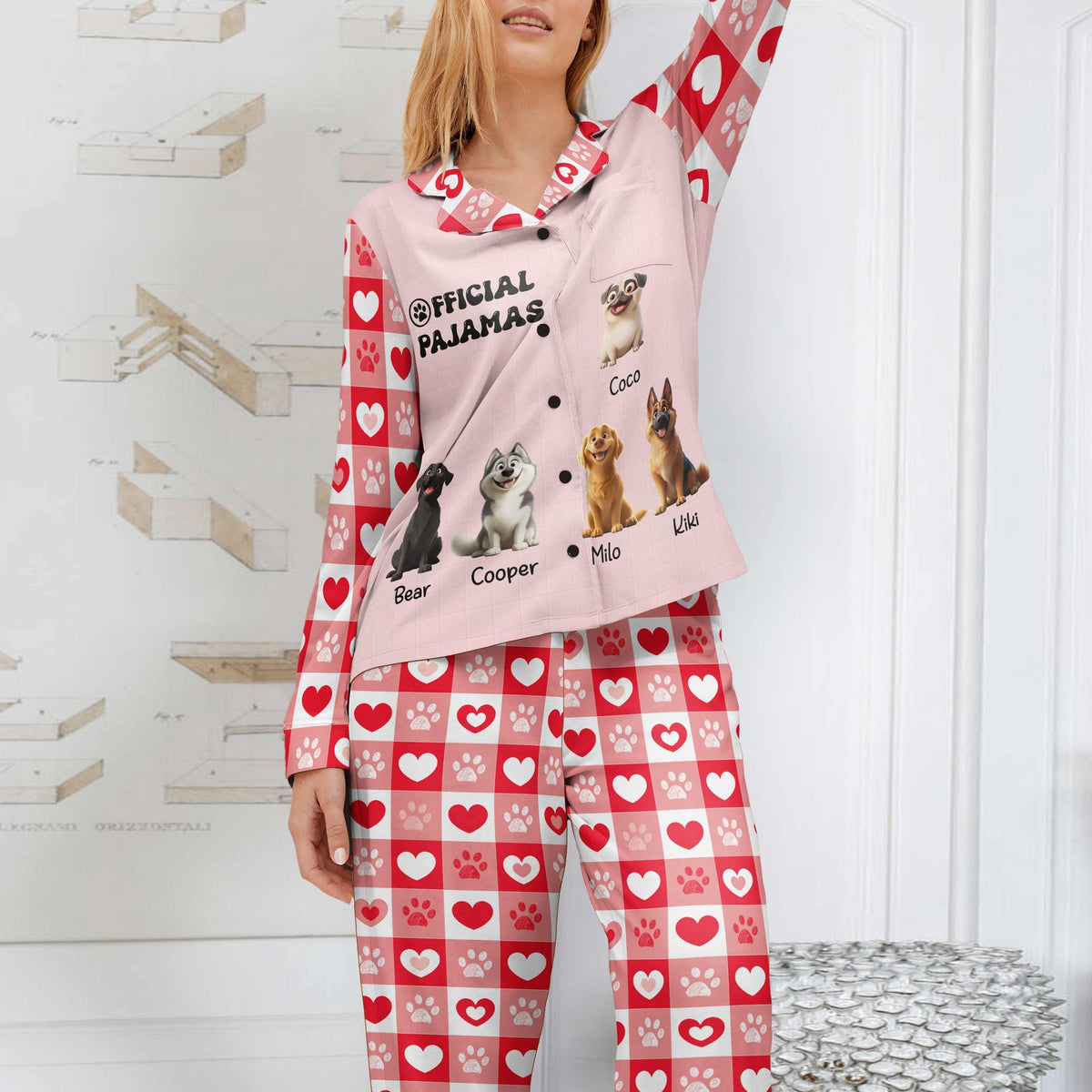 Official Pajamas Custom Pet 3D Character - Personalized Pajamas Set - Gift For Pet Lovers, Christmas Gift, Birthday Gift