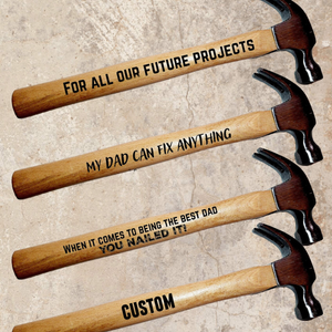 Personalized Engraved Hammer for Dad or Grandpa, Custom Father s Day Gift, Unique Keepsake Tool Gift