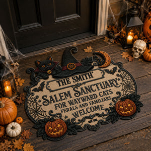 Salem Sanctuary For Wayward Cats Ferals - Personalized Custom Shaped Doormat