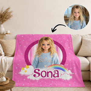 Like A Star - Personalized Custom Fleece Blanket