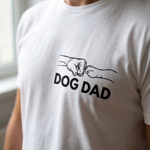 Custom Photo Unisex T-shirt - Personalized Father's Day Birthday Gifts For Dog Cat Lovers, Dog Dad And Mom, Cat Owners - Furry Friends Forever