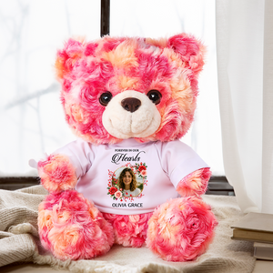Forever In Our Hearts Sunrise Sunset - Never Forgotten Memorial Teddy Bear