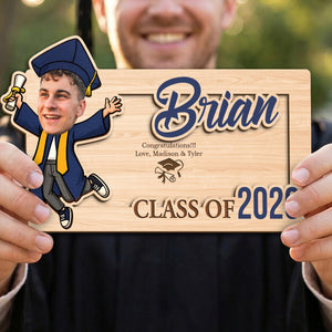 Graduation Money Holder 2026 Personalized, Custom Name Cash Gift, Senior Grad Keepsake