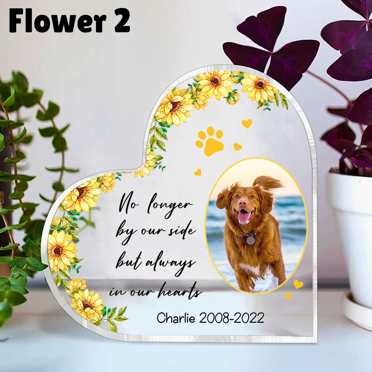 No Loger By My Side Personalized Photo Pet Memorial Heart Acrylic Plaque, Pet Memorial Keepsake, Dog Memorial Gift, Pet Memorial Plaque 2_b842e252-65df-4cc1-ab0b-2122f4968cb1.png