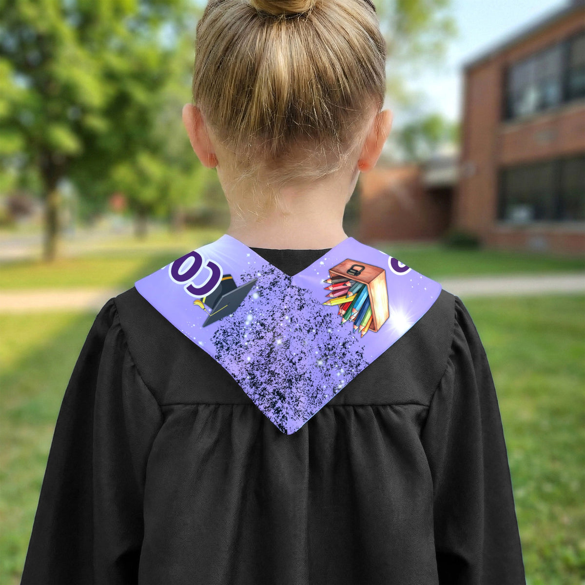 Preschool Kindergarten Graduation Custom Photo - Personalized Graduation Stole - Graduation Gift For Kid