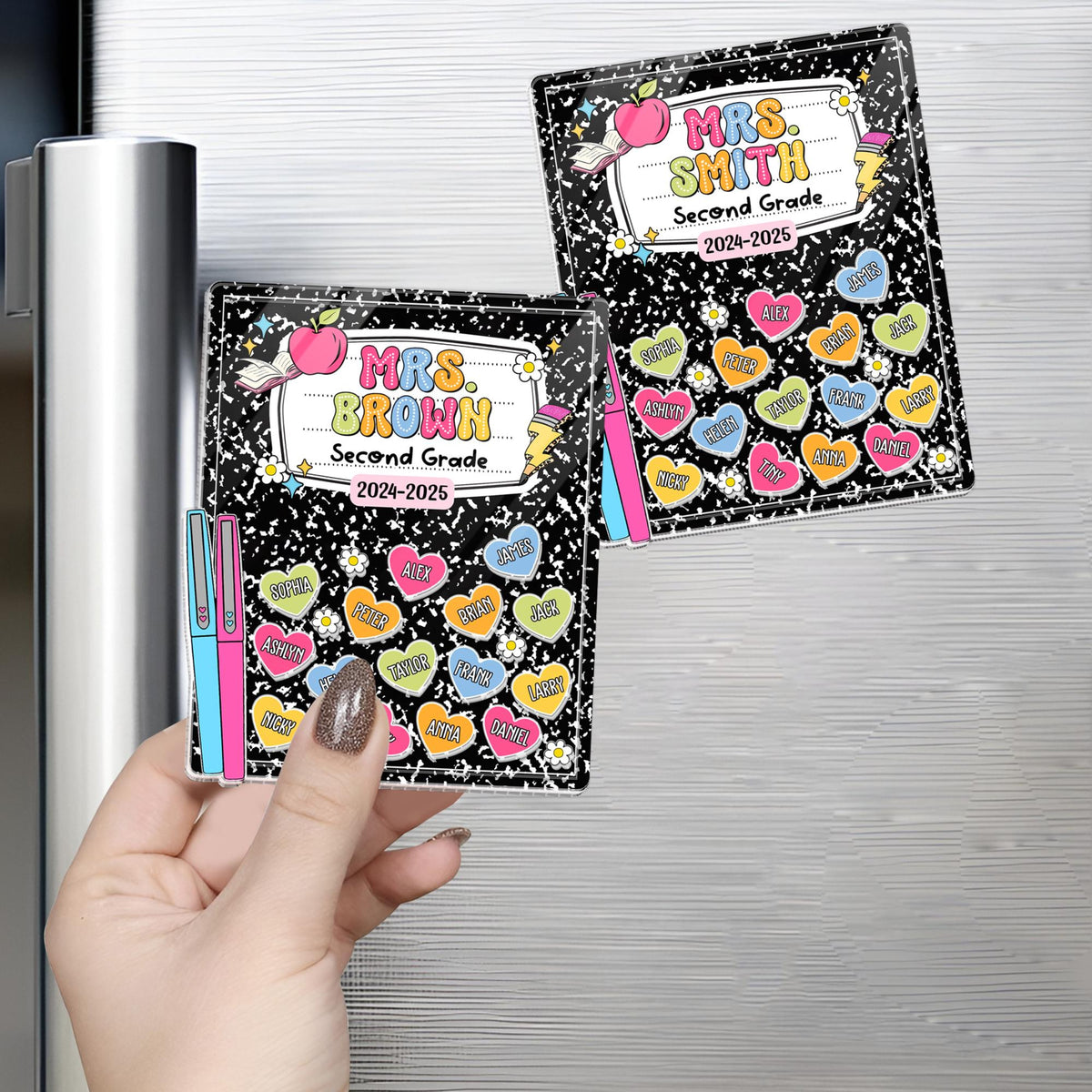 Teacher Appreciation Gifts, Custom Teacher Shaker Magnet, Teacher Gifts From Student, Thank You Gift For Teacher, Preschool Teacher Magnet