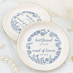 Personalized Maid of Honor Jewelry Tray, Bridesmaid Proposal Gift, Bridesmaid Gift, Wedding Gift