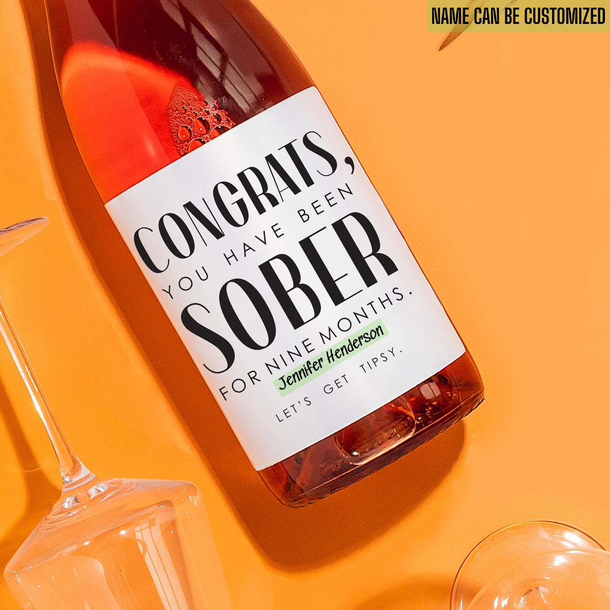 NEW MOM Custom Name Champagne Label, Funny Mom Gift, New Baby Gift, First Mother's Day, New Mom Wine Label, Funny Maternity Label