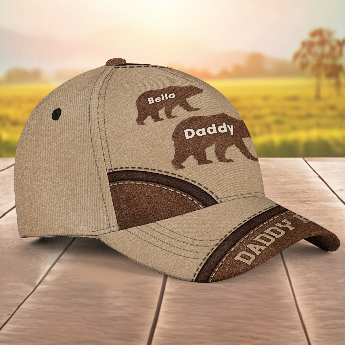 Daddy Bear - Personalized Classic Cap - Gift For Grandpa, Daddy, Father's Day Gift