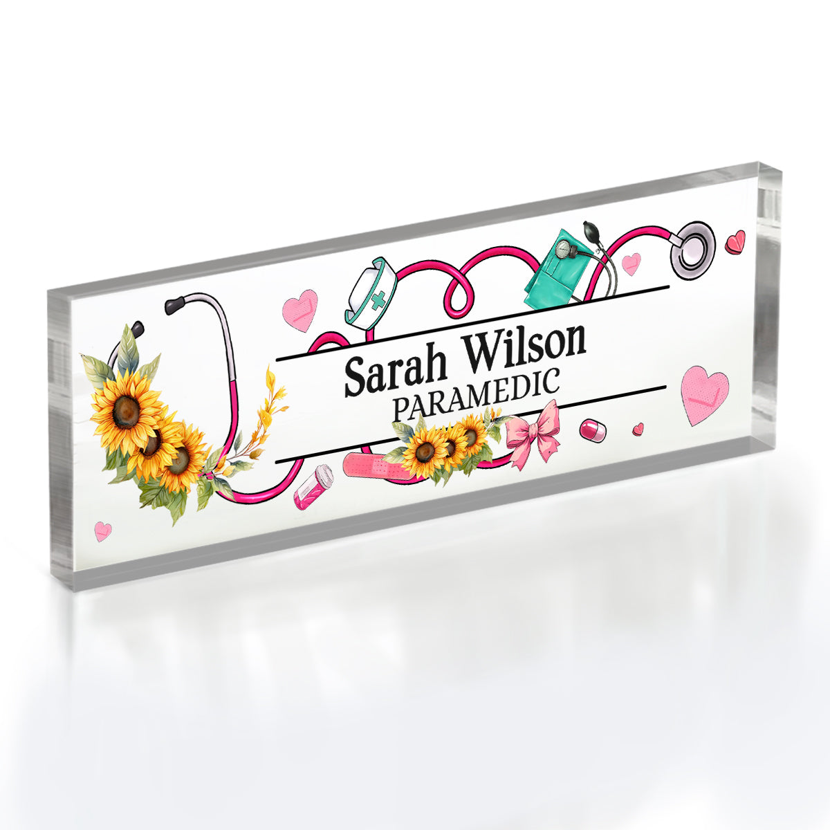 Custom Nurse Name Plate For Desk, Office Name Sign For RN, Medical Nurse Office Gift, Nursing School Graduation Gifts