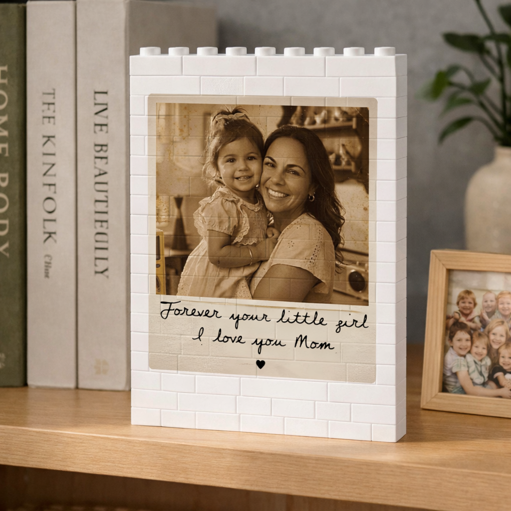 Custom Photo Building Blocks, Personalized Vintage Photo Gifts For Mom, Mom Gifts, Mother s Day Gift, Grandma Gifts, Mother's Day Keepsake