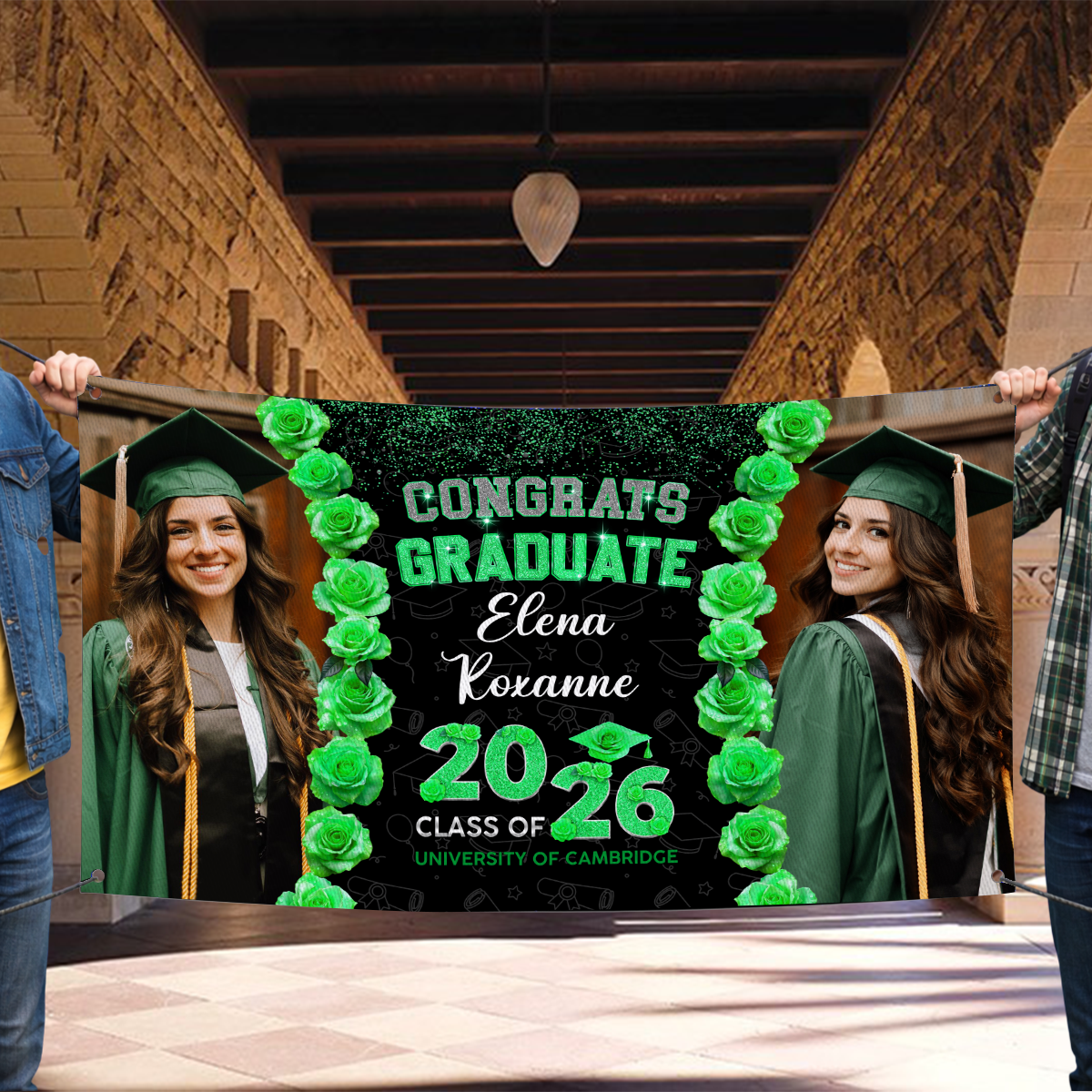 Congratulations Rose Photo Banner, Class of 2026 Banner 2_c60b0f38-e13b-480e-8dd8-8abbdb248604.png