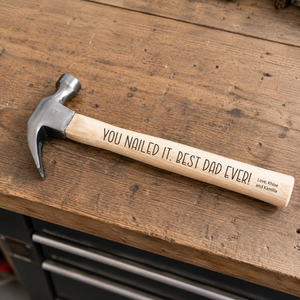 Engraved Hammer, Personalized Father's Day Gift, Gift For Daddy Papa