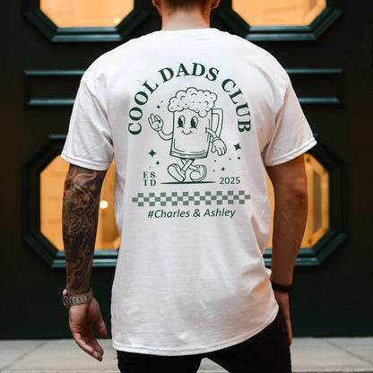 Cool Dad's Club - Personalized T-Shirt For Dad