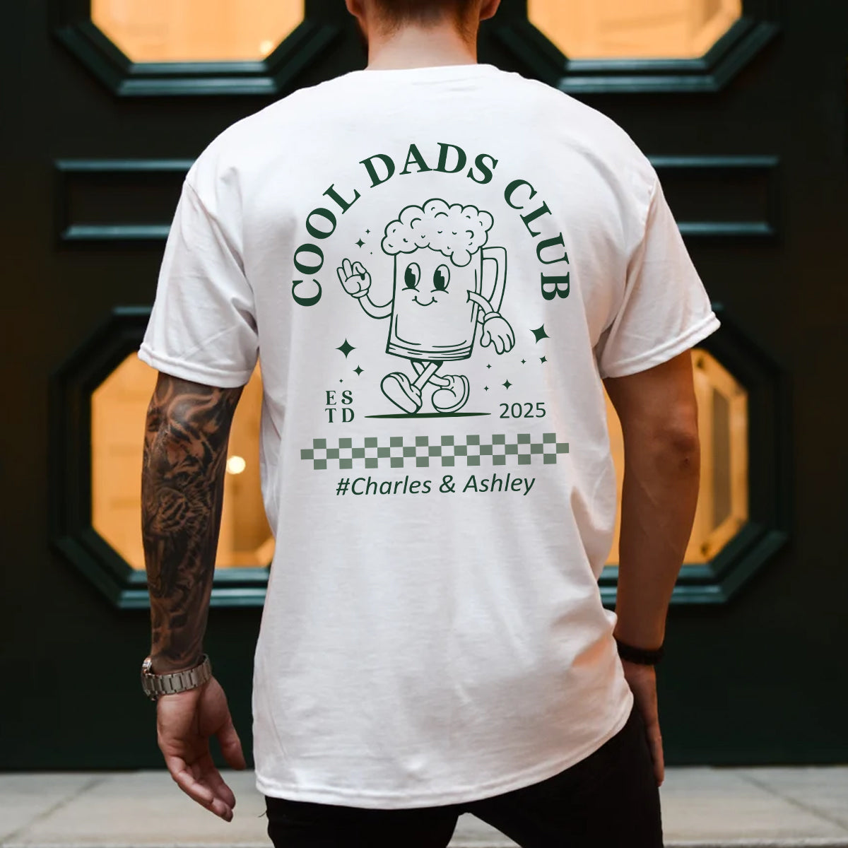 Cool Dad's Club - Personalized T-Shirt For Dad