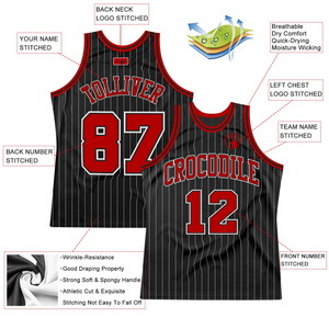 Custom White Old Gold-Black Authentic Throwback Basketball Jersey