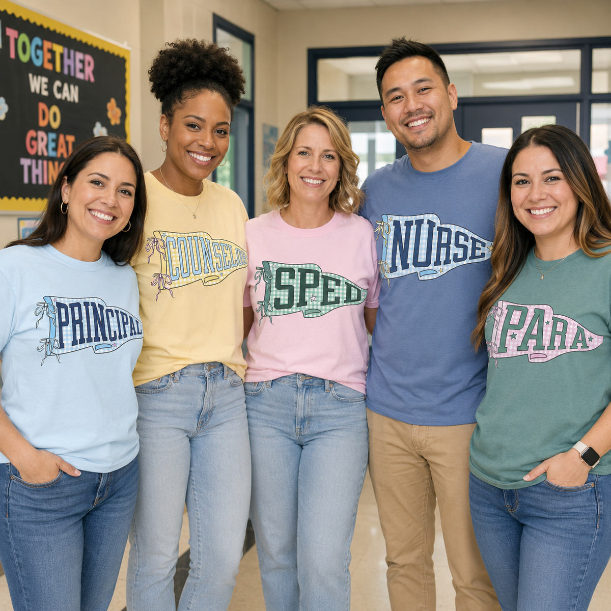 Teacher Team Shirts, Comfort Colors Back to School Shirt, Grade Level Team Tees, Teacher Gift, First Second Third Fourth Fifth Grade