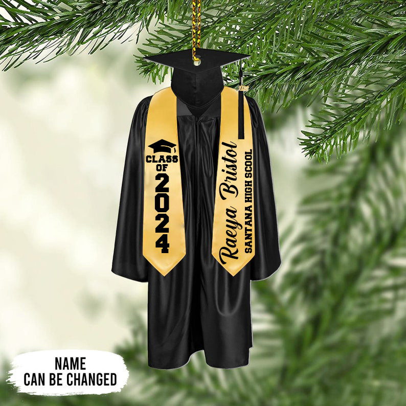 Personalized Graduation Ornament Gift, High School Graduation Gift, Grad Gifts, Mastered It Graduation Gift, 2025 College Graduation