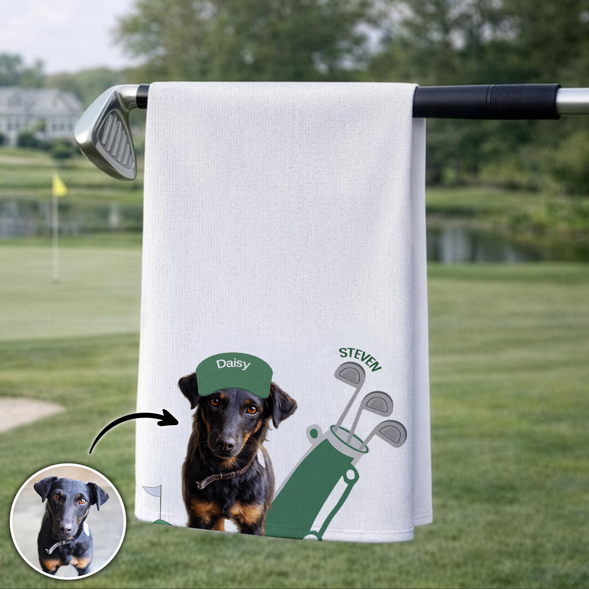 Stay Paw-sitive - Golf Towel