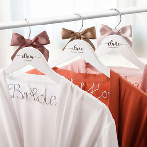Personalized Hangers for Bridesmaid, Custom Hanger Bridesmaid Gifts, Wedding Dress Hanger, Bridal Shower Gift For Her, Maid Of Honor Gift