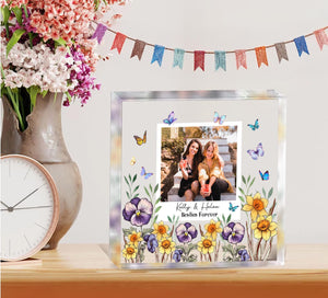 Personalized Bestie Photo Acrylic Block, Bestie Gifts, Gift for Bestie, BFF Gift, Best Friend Birthday Gift, Friendship Gift, Gift For Her
