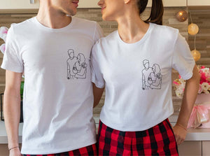 Custom Family Portrait from Photo Tee, Personalized Gift, Custom Couple Photo Drawing Pocket Shirt, Customizable Portrait Drawing Sweatshirt 2_aa0e937d-160a-4e5f-9ec3-710d9c9e4301.jpg?v=1688372313