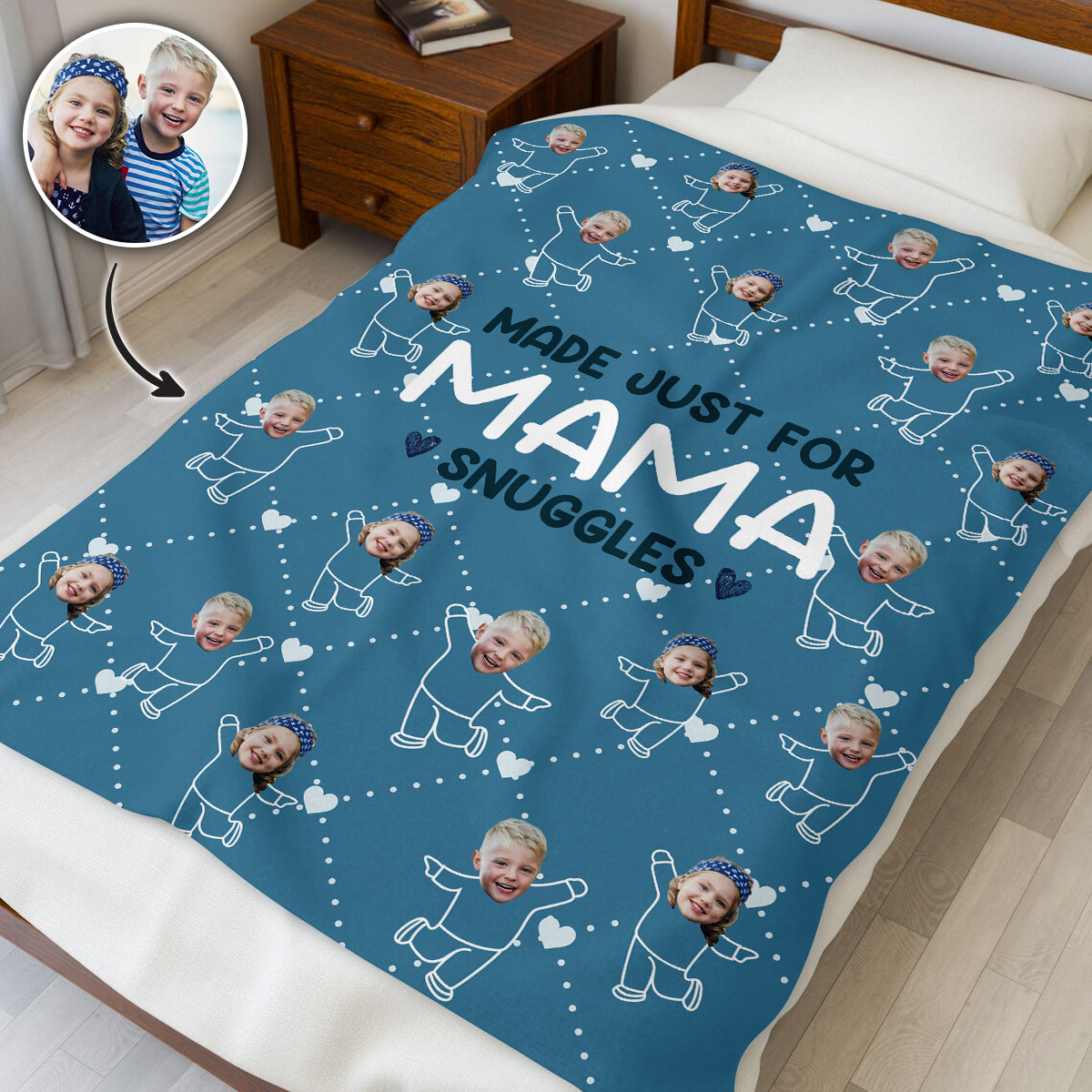 Made Just For Nana Snuggles - Personalized Blanket