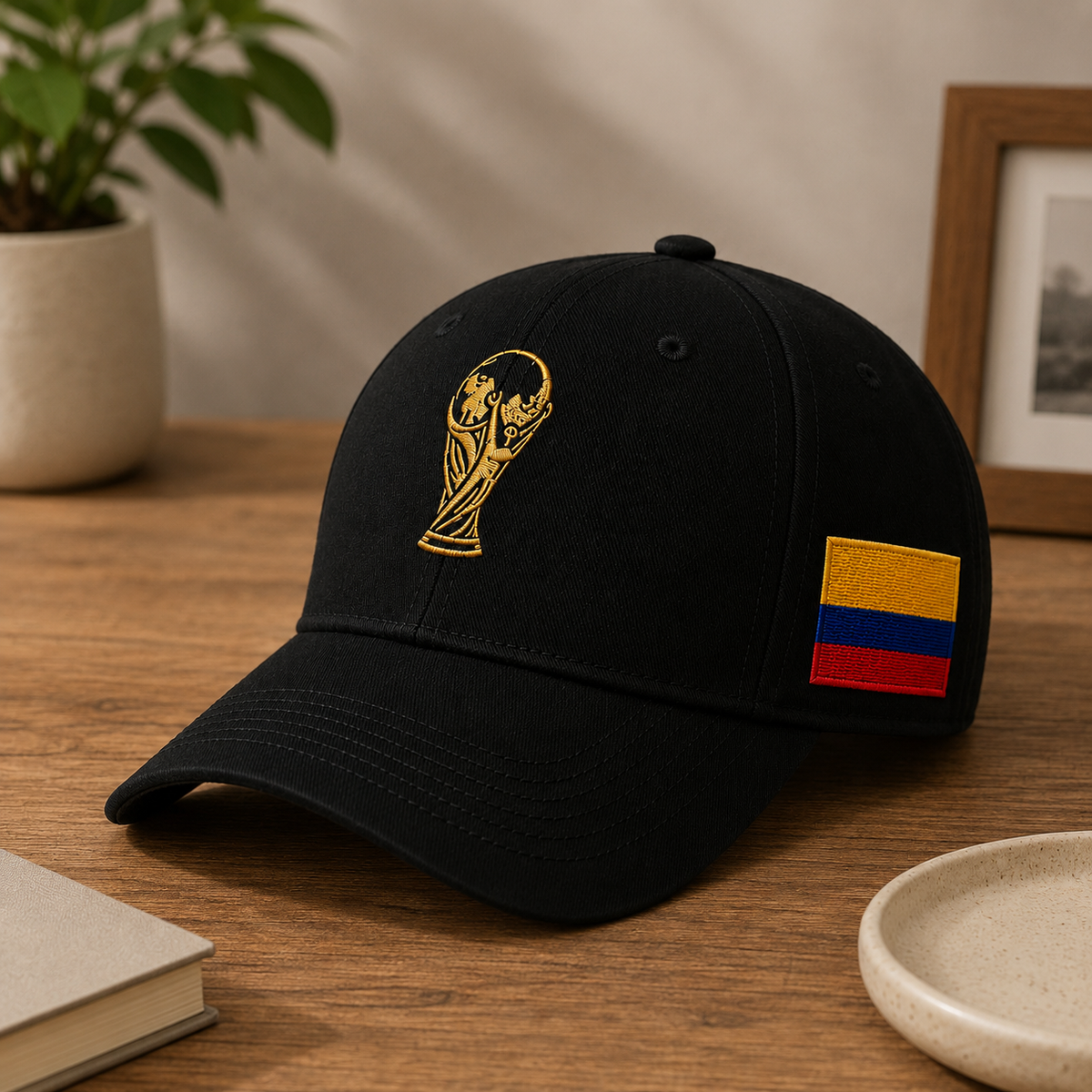 Country Flag Embroidered Hat, Vintage Baseball Cap, World Soccer Fan Dad Hat, World Cup Inspired Hat