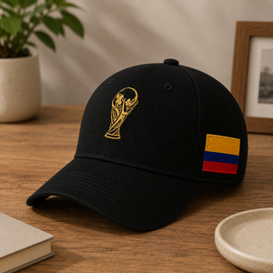 Country Flag Embroidered Hat, Vintage Baseball Cap, World Soccer Fan Dad Hat, World Cup Inspired Hat