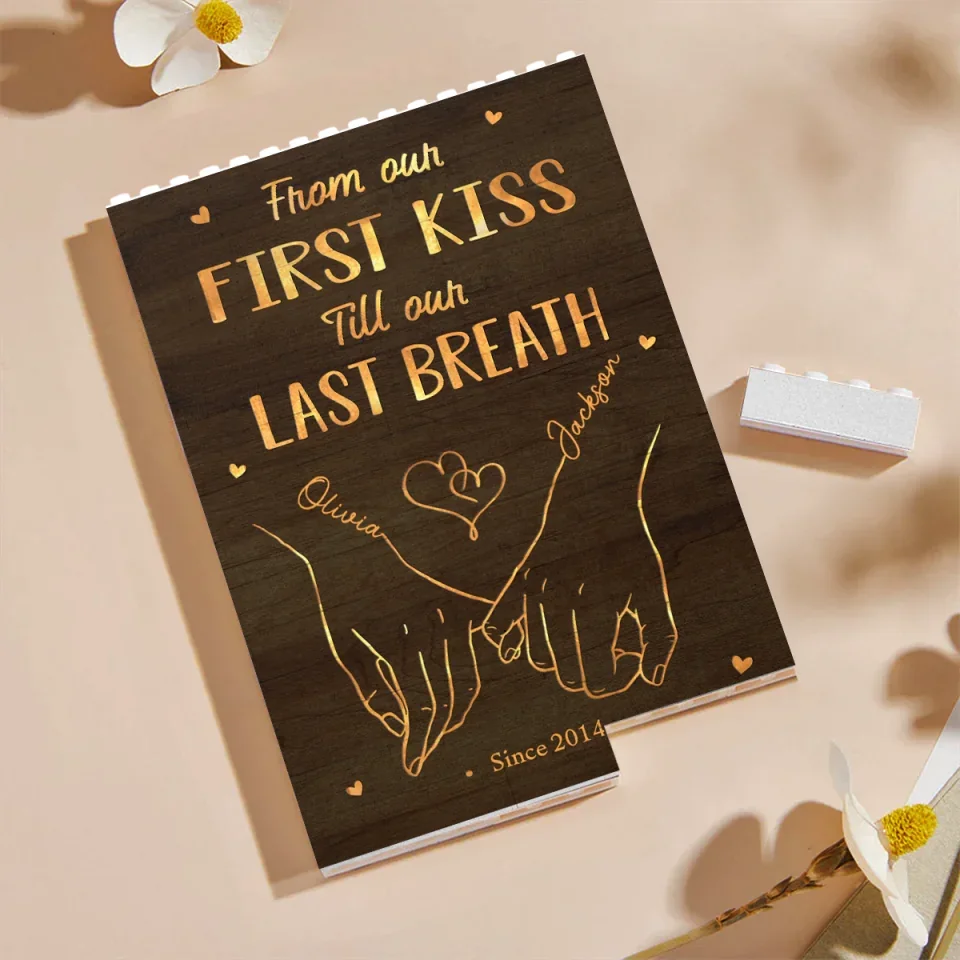 Till Our Last Breath - Personalized Building Block Puzzle - Anniversary Gift, Valentine's Day Gift For Couple