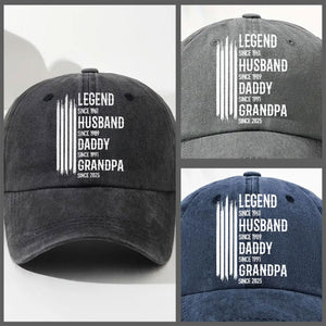 The Original Legend - Personalized Custom Vintage Embroidered Cap