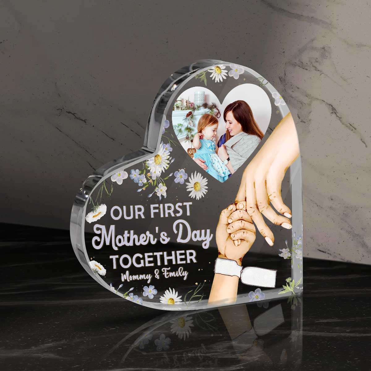Our First Mother's Day Together Acrylic Plaque, Gifts For New Moms On Mother's Day, Best 1st Mother's Day Gifts