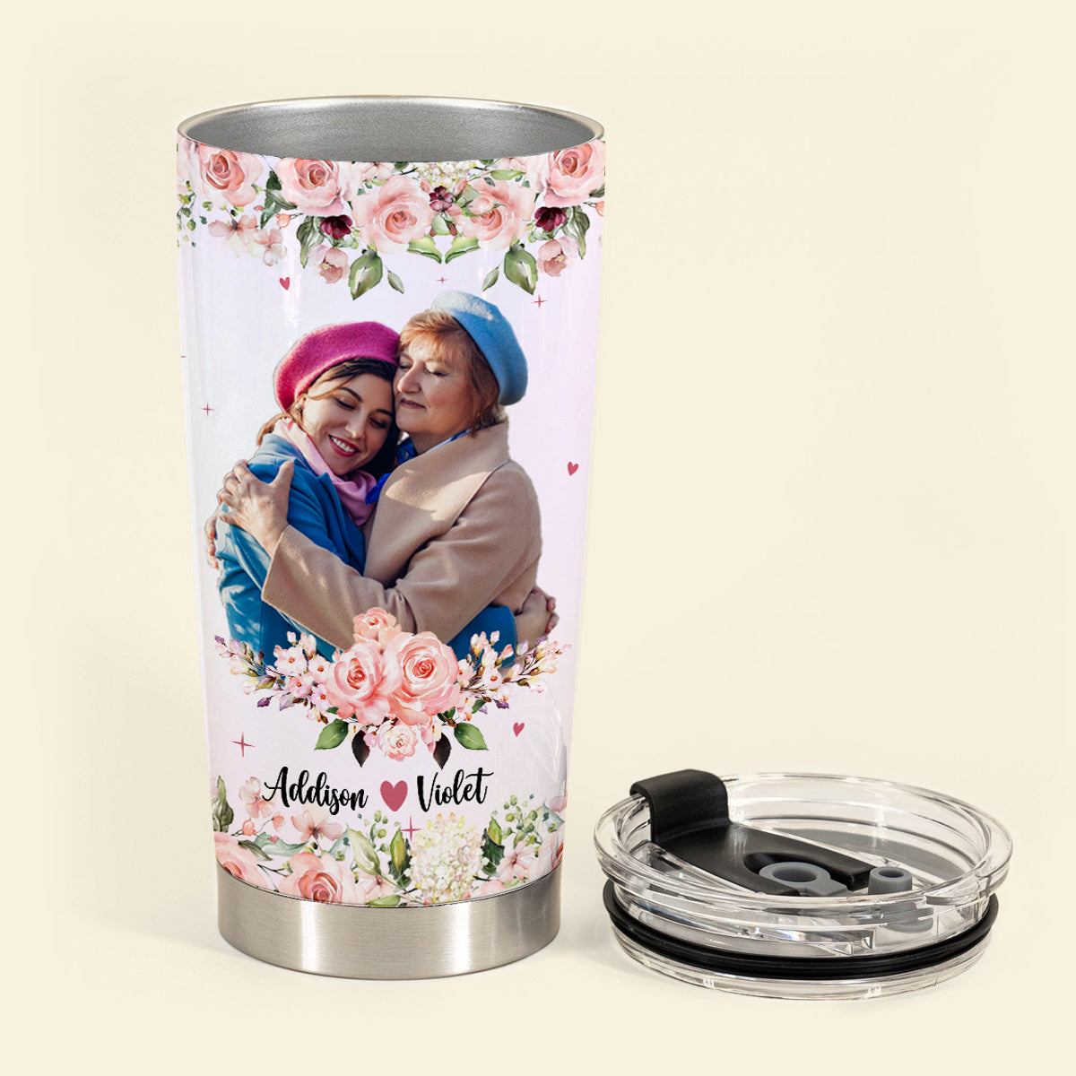 You Are Braver Than You Believe - Personalized Tumbler - Gift For Daughter