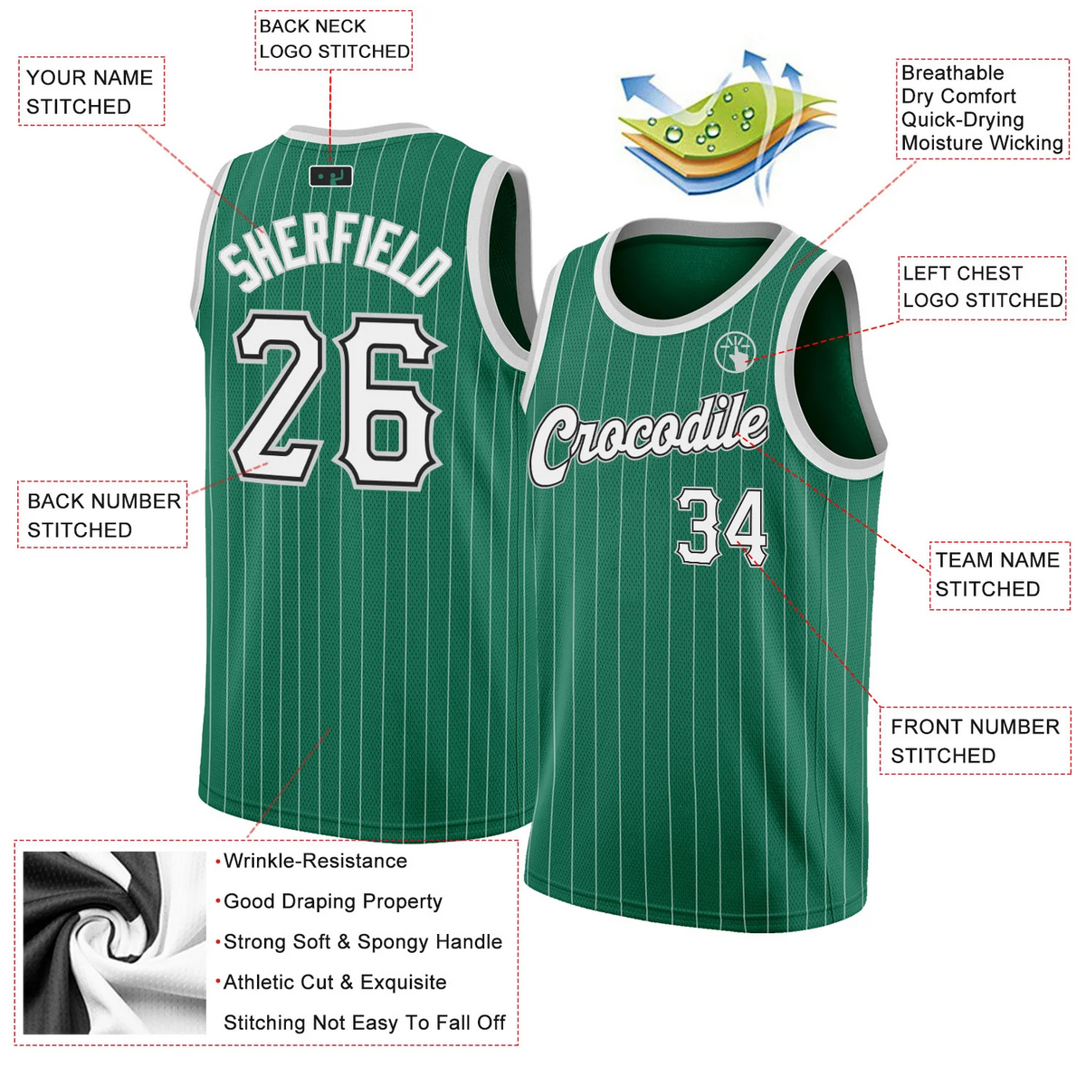 Custom Kelly Green White Pinstripe White-Gray Authentic Basketball Jersey 2_e3736ffa-dbe2-4e69-b578-18b0a7c66f32.png