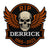 Custom Embroidered Iron On Memorial Biker Name Patch, In Memory RIP Shield