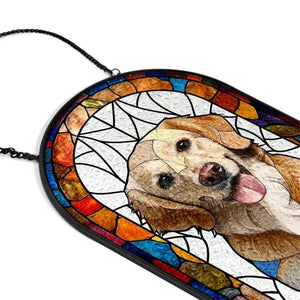 Portrait Dog Cat Family - Personalized Rounded Rectangle Stained Glass Suncatcher 2_e45fe70e-9657-4158-93b2-e29fb6f3a283.jpg