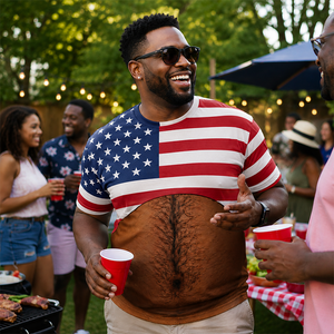 Custom Funny Patriotic T-shirt - Personalized Birthday Gifts For Men - Too Cool For Tea